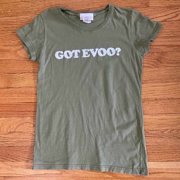 Rachael Ray Tshirt GOT EVOO? Women’s Large Green Everyday with Rachael Ray - Picture 1 of 5